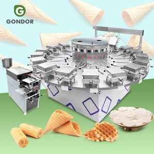 Machine industrielle à gaz entièrement automatique pour la fabrication de gaufres croustillantes et de cornets de crème glacée (Stroopwafels) - Product Image 1
