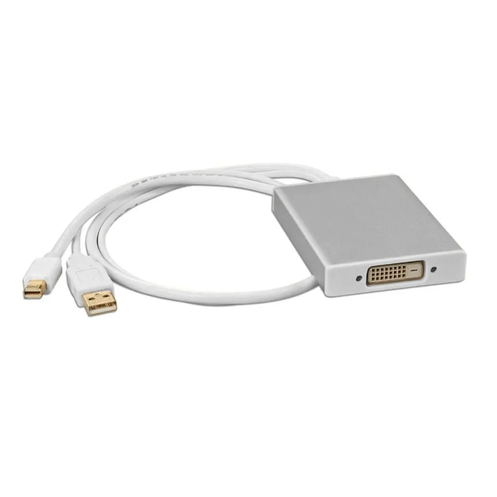 Adattatore attivo Dual-Link da Mini <span class=keywords><strong>DisplayPort</strong></span> a DVI-alimentato tramite USB-convertitore Dual Link da Mini DP a DVI-2560x1600
