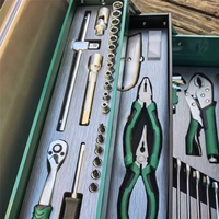 Coffret à outils multi-couches tout-en-un avec un assortiment complet de quincaillerie et douilles, kit de 85 pièces