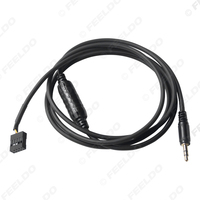 Câble audio avec prise jack mâle 3,5 mm AUX-IN pour BMW Série 3 E46, rallonge pour autoradio CD, adaptateur de câble AUX