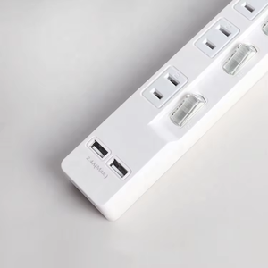 New Style Portable <strong>Power</strong> <strong>Strip</strong> <strong>Power</strong> Outlet <strong>With</strong> Individual Switch and 2 USB Universal 3-Pin Extension Sockets <strong>With</strong> Switch - Product Image 3