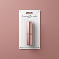 Emballage sous blister personnalisé, emballage sous blister transparent en PET avec carte coulissante pour cosmétiques, électronique grand public, vaisselle