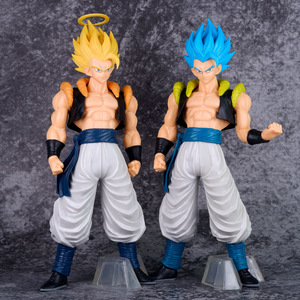 Belle Artisanat Ornements Poupée Jouet Personnages De Dessin Animé <span class=keywords><strong>Vegetto</strong></span> Jaune Bleu Gogeta Artisanat Anime Dragon Balls Anime Figure - Product Image 1