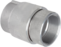 Joint pivotant en aluminium NPT de 2 pouces avec joint torique double pour une rotation étanche à 360 °