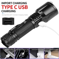 XHP160 16-Noyaux 500000LM Puissant LED lampes de Poche 5000mAH Usb Rechargeable Tactique Lanterne Zoom Torche utiliser 26650/18650 Batterie