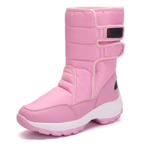 <span class=keywords><strong>Bottes</strong></span> de neige intégrées en fourrure d'extérieur pour femmes, grande taille 41-42, fermeture à enfiler, vente en gros - Product Image 2