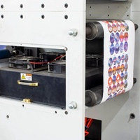 Imprimantes flexographiques miniatures de 420 mm, machine d'impression de papier pour étiquettes en 1 seule couleur