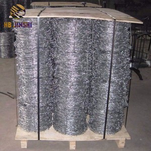 HB JINSHI Fábrica 12X14 Calibre 10Kg/bobina <span class=keywords><strong>Alambre</strong></span> de púas <span class=keywords><strong>galvanizado</strong></span> - Product Image 5