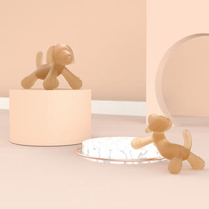 Toptan özel BPA ücretsiz bebek hediye seti Anti damla bebek yatıştırıcı diş kaşıyıcı yavru köpek bebek diş çıkartma oyuncakları silikon - Product Image 5