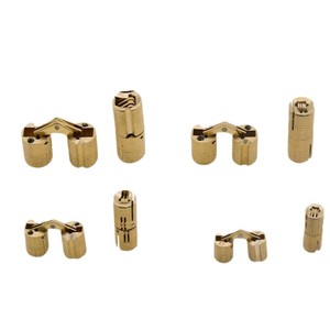 Copper Concealed Hinge 3mm Flush Mount Minimalist Design For Gift <b>Box</b> Furniture Hardware Accessory - Product Image 5