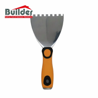 Vente en gros d'outils de travail pour plâtre de plâtre Couteau à mastic pour cloisons sèches de maçonnerie Couteau à peinture grattoir