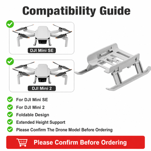 Soporte de aterrizaje plegable de ABS para drones <span class=keywords><strong>Mini</strong></span> 2/<span class=keywords><strong>Mini</strong></span> <span class=keywords><strong>SE</strong></span>, trípode de altura extendida, protector de patas, accesorio de soporte - Product Image 5