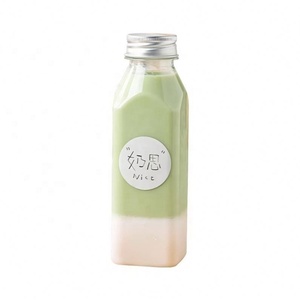 Botellas de Plástico PET Cuadradas Transparentes de 8oz y 12oz para Agua Mineral, Bebidas y Jugos, Desechables, Venta al Por Mayor de Fábrica - Product Image 1