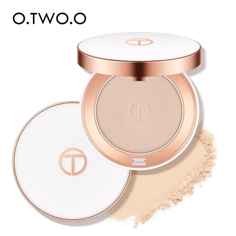 O.TWO.O Matte Silky Light Wight Texture Base Powder Long Lasting Oil Control Pressed Powder