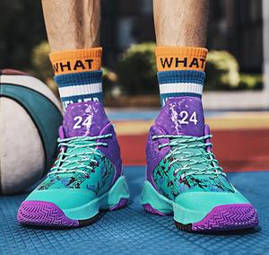 Chaussures de basketball montantes pour hommes Baskets de sport tendance à la mode pour les couples Fond mou pour les étudiants d'automne Été Printemps - Product Image 5