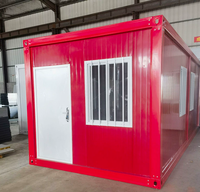Maison préfabriquée en acier coloré ZXZY, design moderne et minimaliste, garantie 1 an, maison de construction mobile pliable de type conteneur temporaire