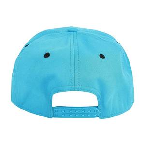 Casquette de baseball unisexe bleu ciel pour adulte avec broderie 3D Cookie Bite Design 100% coton Denim Cartoona Big Eyes Hip-Hop Flat Cap - Product Image 3