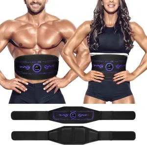 trending products 2023 ABS Trainer EMS Muscle Stimulator, ABS Toning Belt for Men and Women, Abdominal Trainer with EMS
