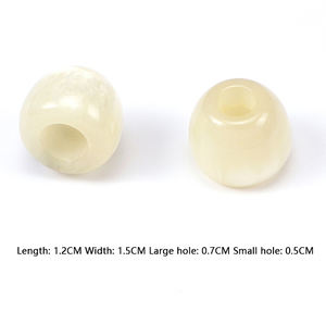 <b>Acrylic</b> Big Hole <b>Beads</b> Wholesale 16mm Irregular Gemstone <b>Bead</b> Colorful DIY Accessories for Clothing Shoes - Product Image 6