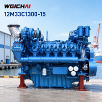 Moteur diesel marin SCDC Weichai 12M33C1300-15 1300HP V12, moteur de propulsion principale pour bateau de travail, bateau de pêche, navire de transport de marchandises