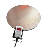 HDY Ölfass-Heizung mit Edelstahlbasis, Digitaler Temperaturregler, Hochpräzises 1,8m Stromkabel, Heizelement 120V/230V