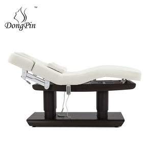 Moderne Elektrische Spa-Massageliege mit 4 Motoren und Heizfunktion aus Holz für Gesichtsbehandlungen im Salon, Hotel oder Wohnzimmer - Product Image 6