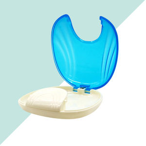 กล่องใส่ฟันปลอม กล่องเก็บของเคมีภัณฑ์ในครัวเรือน ที่ใส่ฟันปลอม ที่เก็บอุปกรณ์ดูแลฟันปลอม ถ้วยใส่ฟันปลอมแบบแข็ง วัสดุพลาสติกสำหรับแช่ฟันปลอม - Product Image 6