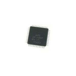 Microcontrôleur DSPIC33FJ128GP804-I/PT TQFP-44, intégration électronique, neuf et original, en stock - Product Image 1
