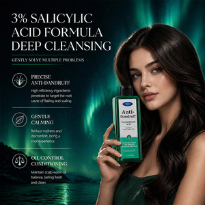 Shampooing antipelliculaire KORMESIC Private Label 350ml 3% Acide Salicylique Équilibrant le Cuir Chevelu Nourrissant Réparateur Anti-Chute de Cheveux - Product Image 2