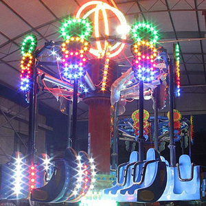 Manège <span class=keywords><strong>Luna</strong></span> <span class=keywords><strong>Park</strong></span> pour enfants, jeux à monnayeur pour adultes, remorque de jeux de fête foraine, manèges à sensations fortes en PRV, manèges Air Shot à vendre - Product Image 5