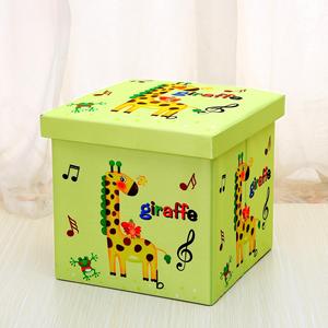 30*30*30cm Oxford plegable almacenamiento otomano cubo reposapiés asiento niños juguete taburete de almacenamiento - Product Image 5