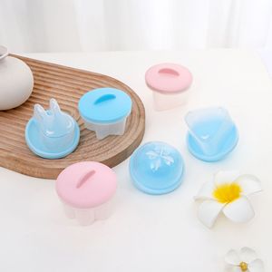 Molde de plástico para huevos, pudín y natillas, para cocina doméstica, para alimentos de bebé, con soporte para huevos, herramienta para cocer huevos al vapor para el desayuno - Product Image 3