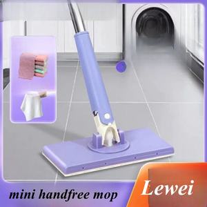 Vente en gros de tampons sales sans contact Mini balayeuse vadrouille de nettoyage petite vadrouille à poussière plate pour cuisine salle de bain maison nettoyage des miroirs muraux - Product Image 6