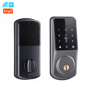 Serratura Intelligente Tuya Nera/Argento con Controllo Remoto, Sicurezza Domestica, <span class=keywords><strong>Password</strong></span>, WiFi Automatico, Controllo da Smartphone, Livello C per Porte in Legno/Acciaio - Product Image 3