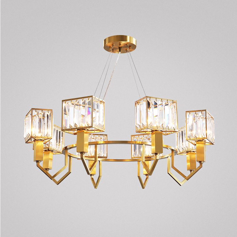 Scandinavian personality unique gold black E14 LED big chandelier luxury hotel home deco interior drop chandelier supplier