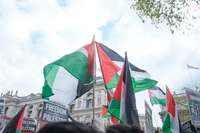 Gros Palestine Grand Drapeau Décoration Polyester Palestine Drapeau National