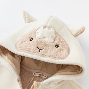 Manteau d'automne unisexe pour bébé, imprimé dessin animé, avec poches, hauts pour enfants, vêtements d'extérieur pour nourrissons et tout-petits - Product Image 3