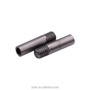 <span class=keywords><strong>Eje</strong></span> no estándar de acero inoxidable de mecanizado CNC personalizado con orificio ciego hexagonal interno y rosca externa para ensamblaje mecánico - Product Image 5