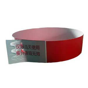 Bracelets Tyvek imprimables imperméables jetables fournitures de fête Bracelet billets ID bracelets pour événements et fête