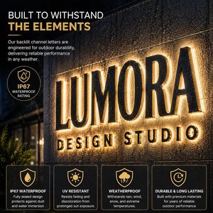 Stainless Steel Acrylic Custom Business <b>Sign</b> Waterproof IP67 LED Backlit Channel Letters for <b>Wall</b> Mount Illuminated - Product Image 5
