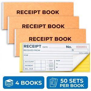 Carnet de factures duplicata personnalisé, carnet de reçus d'argent et de <span class=keywords><strong>loyer</strong></span>, formulaires de commande de vente autocopiants A6 105x148, carnet de factures de réparation mobile - Product Image 2