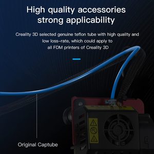 Tuyau Bowden PTFE à faible friction Creality officiel de 2 m pour tube, 1,9 mm, bleu, Ender 3 5 CR-10 6 SE, imprimantes 3D FDM - Product Image 3