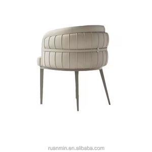 Juego de Muebles Modernos <span class=keywords><strong>para</strong></span> Restaurante, Sofá de Cuero, Madera, Metal y Terciopelo, Taburetes de Bar, Mesa con Superficie de Piedra, Ecológico y Duradero - Product Image 1