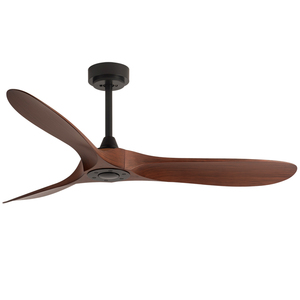 Ventilador de Techo con Soporte Negro, Diseño Moderno para Sala de Estar, Dormitorio, Decoración del Hogar, Ahorro de Energía, Funcionamiento Silencioso, 3 Aspas - Product Image 6