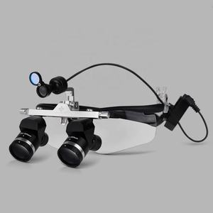 عدسة مكبرة بزاوية 48 درجة لطب الأسنان مكبرة بالعين مصباح أمامي طبي جراحي LED نظارات مكبرة - Product Image 5