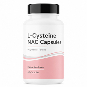 Complément NAC certifié GMP de haute qualité, antioxydant, soutien immunitaire, sélénium, B6, B12, N-acétyl-L-cystéine, végétalien, biologique - Product Image 1