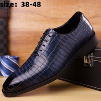 Nouveautés Chaussures en cuir à motif serpent Chaussures habillées très vendues pour hommes
