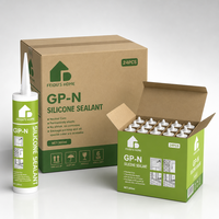 Scellant silicone neutre FEIDU'S HOME GP-N 300ml, élastique permanent, imperméable, fabriqué au Shandong, adhésif de construction pour fenêtres