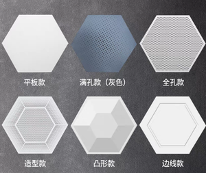 <span class=keywords><strong>Grille</strong></span> de plafond suspendu <span class=keywords><strong>perforée</strong></span> en aluminium et <span class=keywords><strong>acier</strong></span> pour usage commercial - Product Image 5