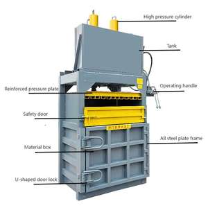 Diskon besar Baler kardus plastik Hidrolik Mesin Tekan Baler botol hewan peliharaan vertikal - Product Image 3
